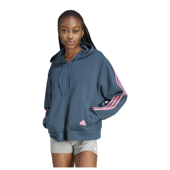 Adidas Γυναικεία ζακέτα Future Icons 3-Stripes Full-Zip Hoodie Adidas Γυναικεία ζακέτα Future Icons 3-Stripes Full-Zip Hoodie